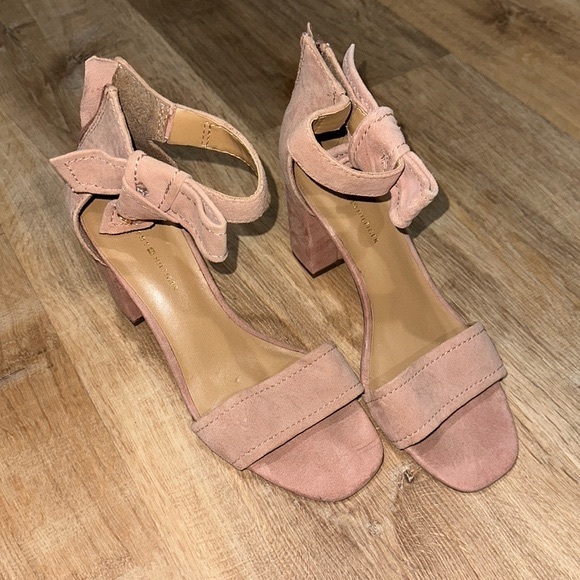 TOMMY HILFIGER Suede Chunky Block Heel (8) - Picture 1 of 6